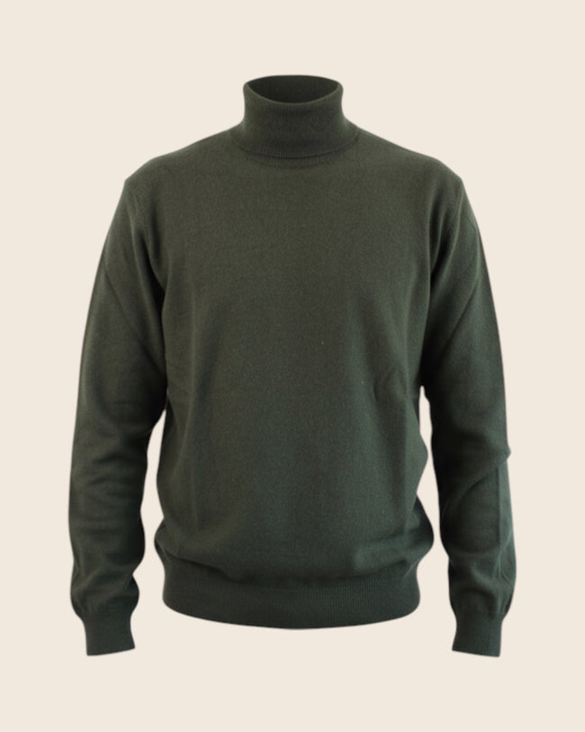 Maglione collo alto in cashmere