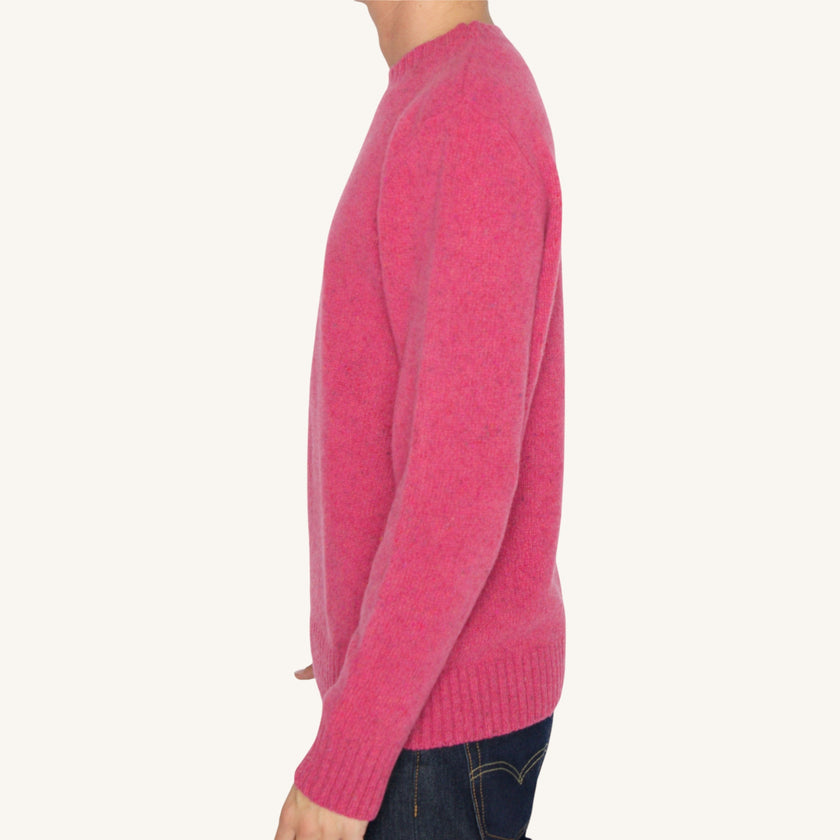 Girocollo in cashmere melange