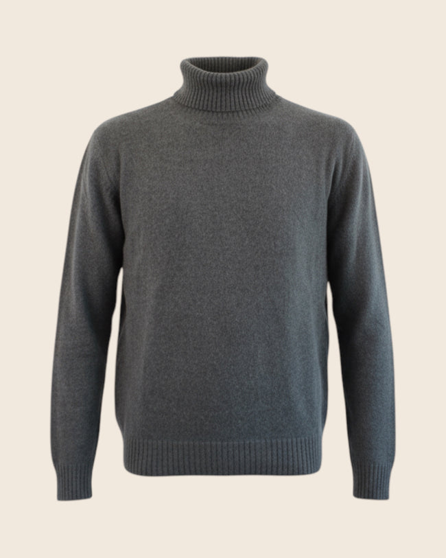 Maglione collo alto in cashmere