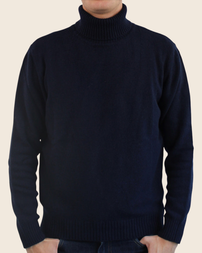 Maglione collo alto in cashmere