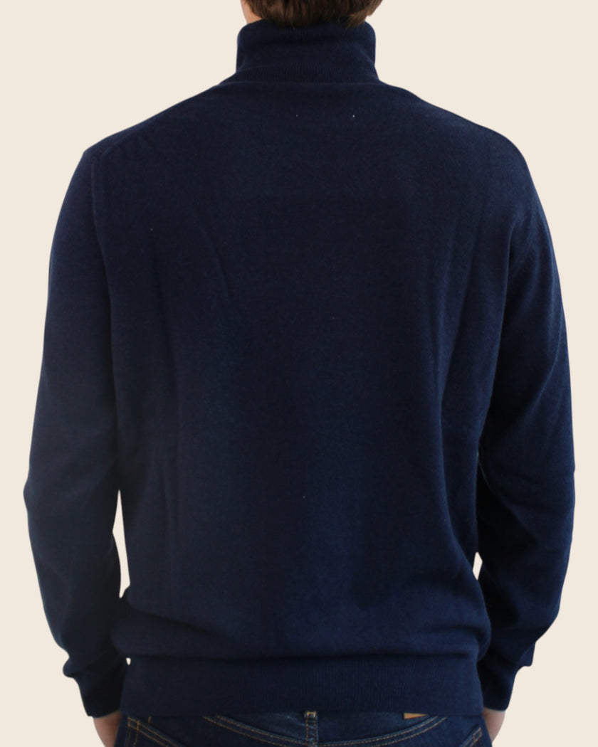 Maglione collo alto in cashmere