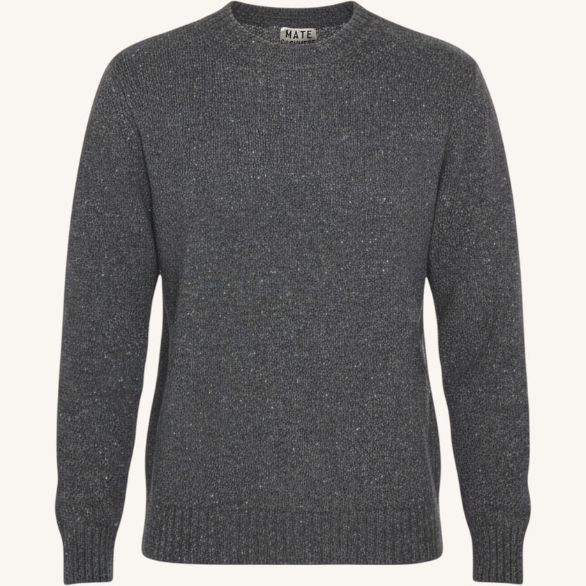 Girocollo in cashmere melange