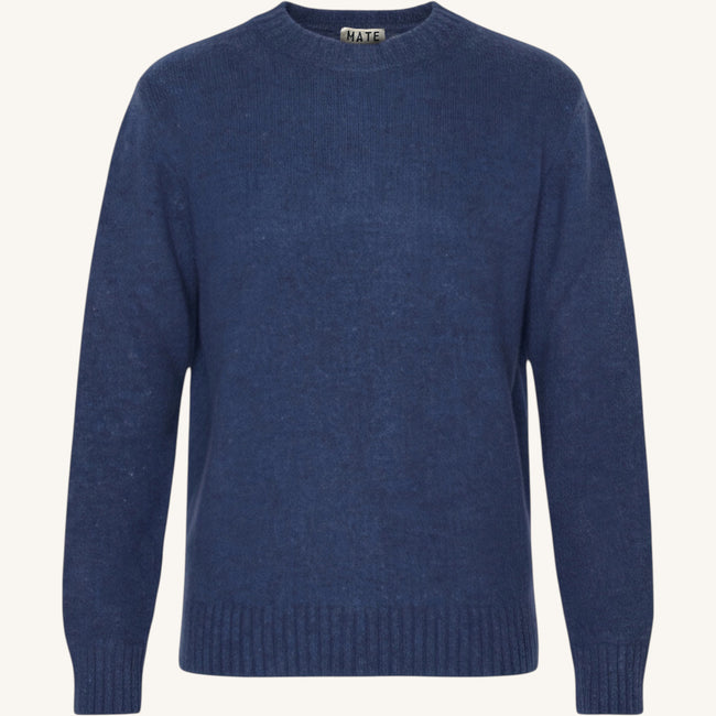 Girocollo in cashmere melange