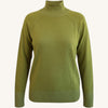 Maglione collo alto fast dyed in cashmere