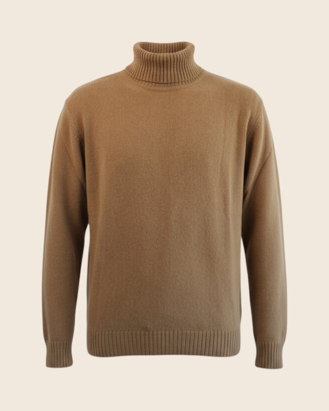 Maglione collo alto in cashmere
