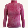 Maglione collo alto tie dye