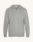 Maglione Full Zip con cappuccio in cashmere