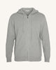Maglione Full Zip con cappuccio in cashmere
