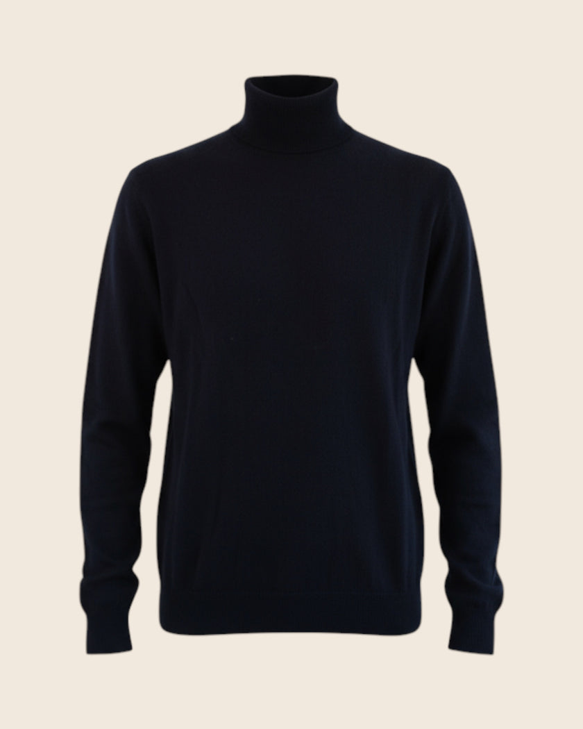 Maglione collo alto in cashmere