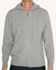 Maglione Full Zip con cappuccio in cashmere