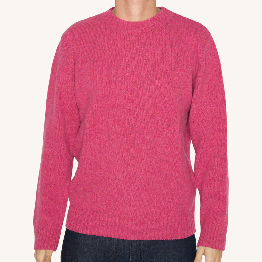 Girocollo in cashmere melange