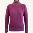 Maglione collo alto fast dyed in cashmere