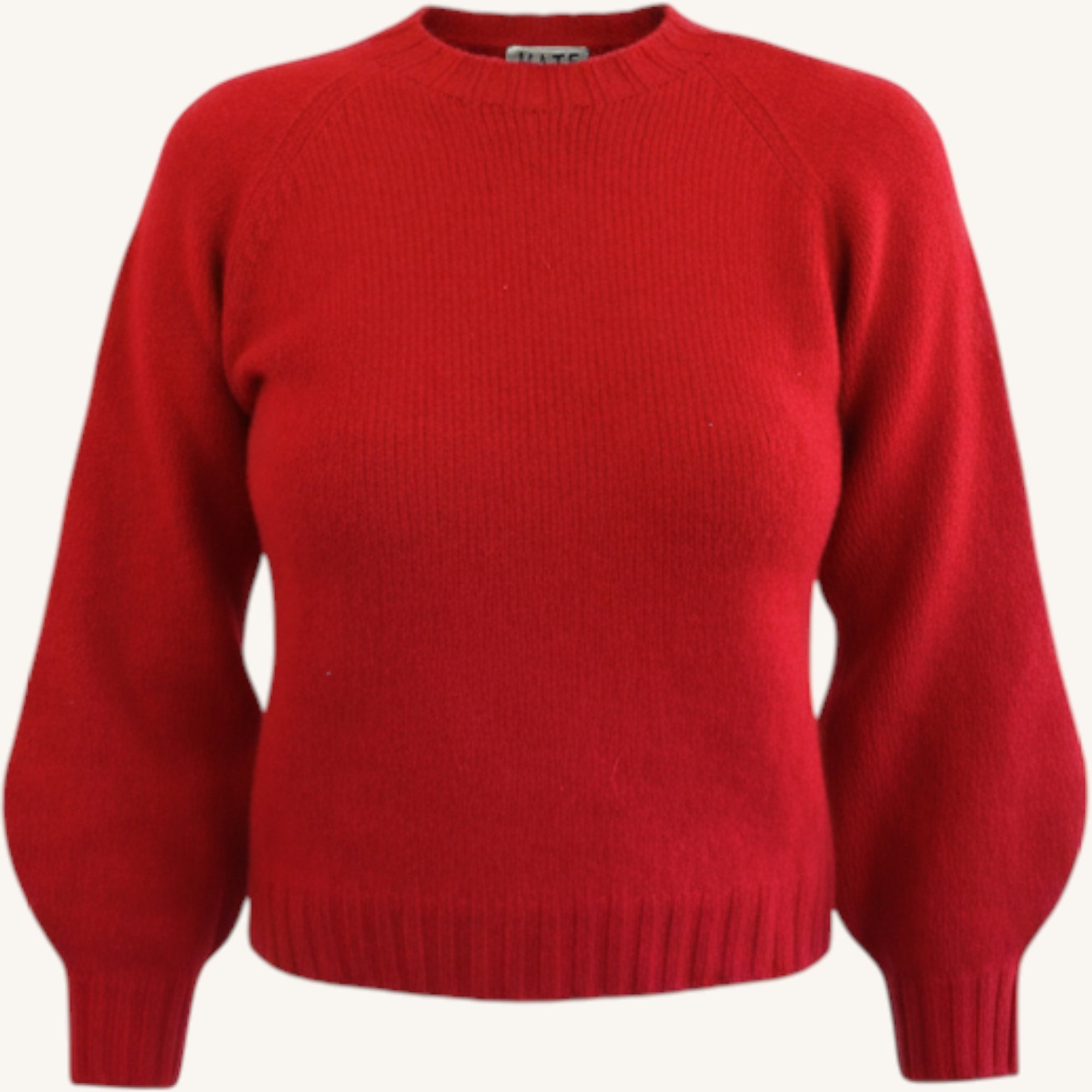 Balloon-sleeve sweater