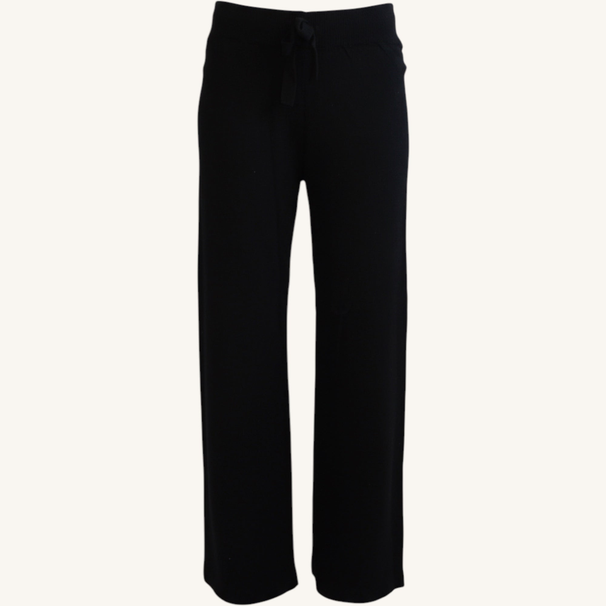 Low-rise cashmere trousers