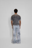 T-shirt in cashmere lino