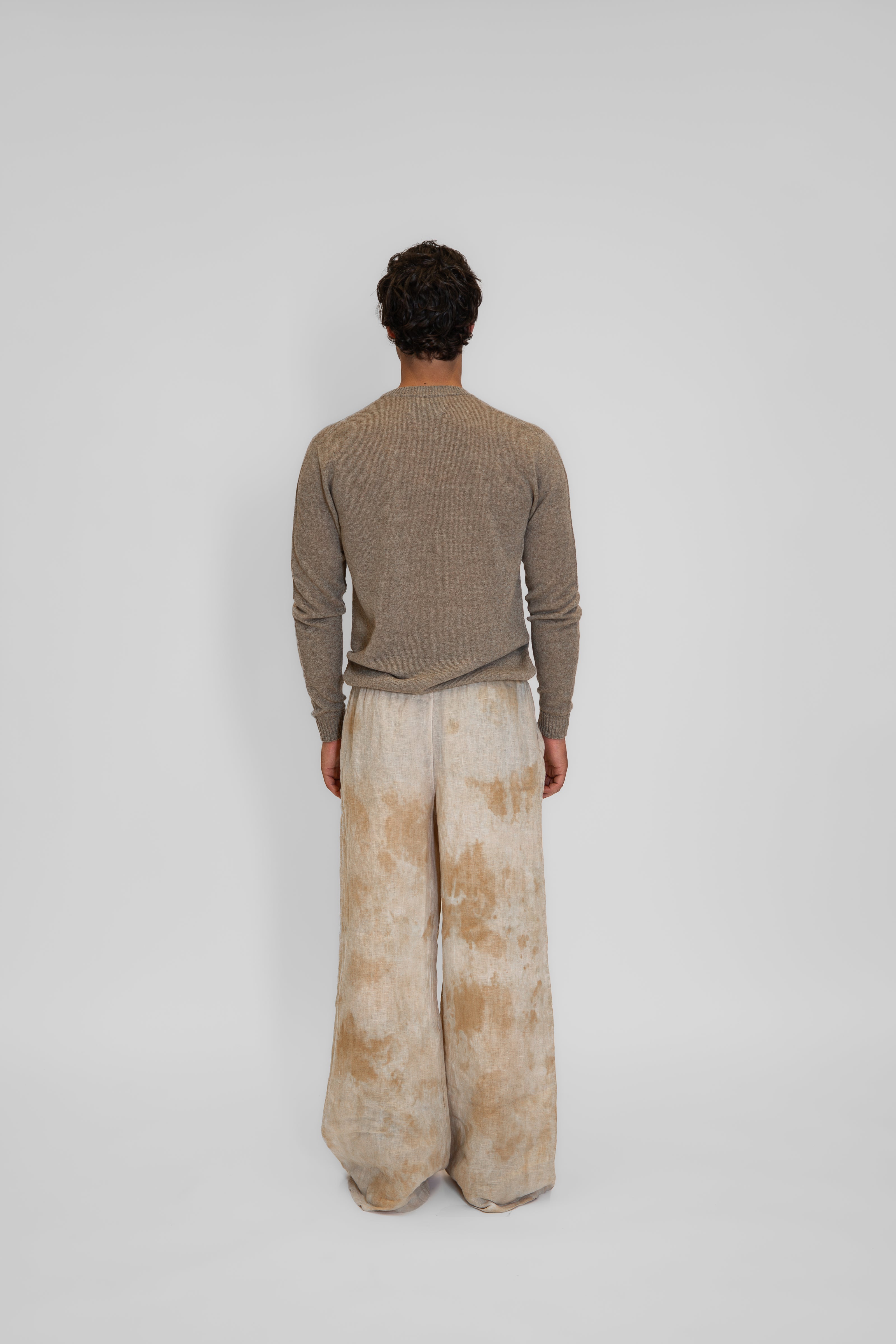 Cashmere and linen sweater