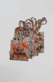 Tote bag handmade painted