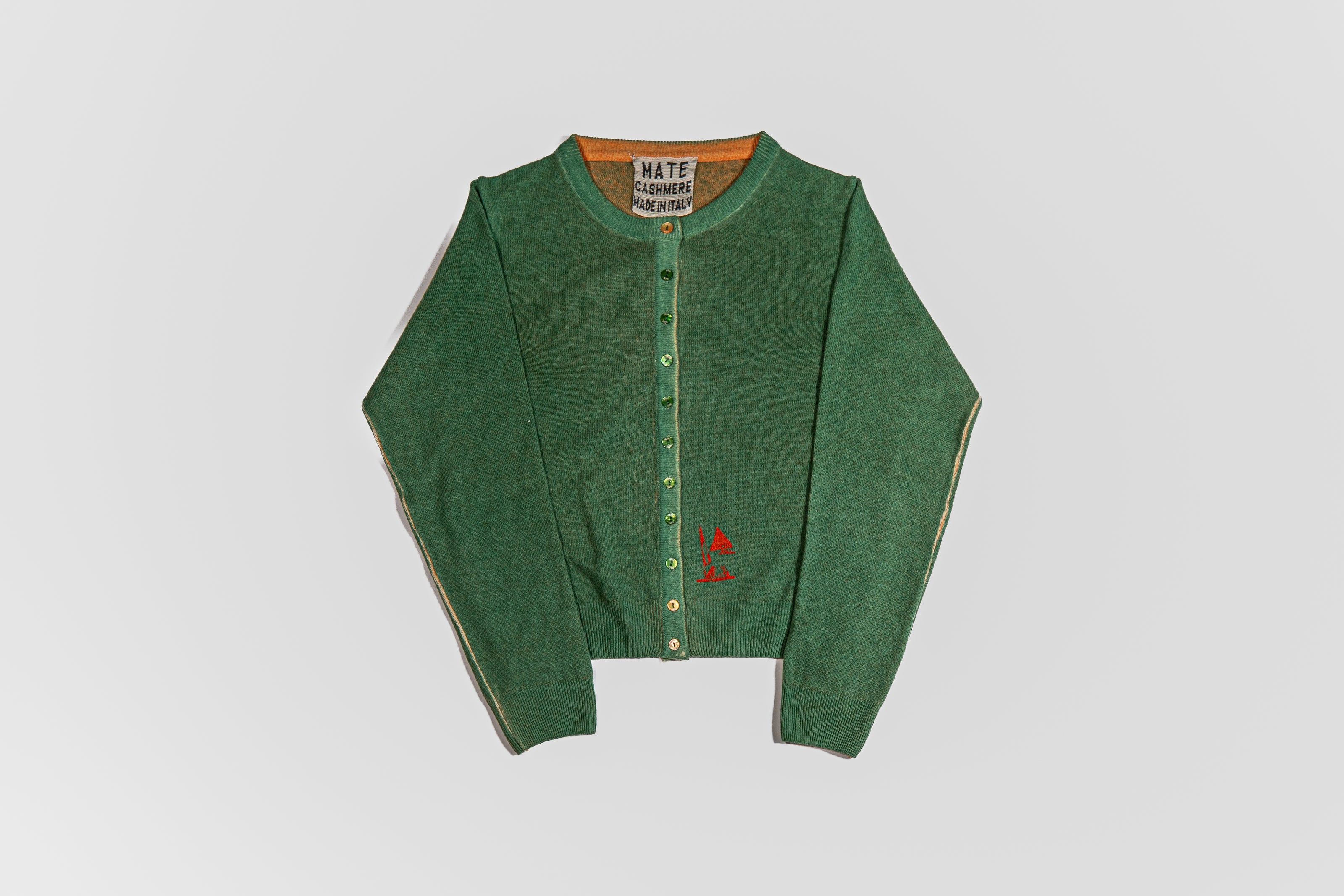 Spray-on cardigan