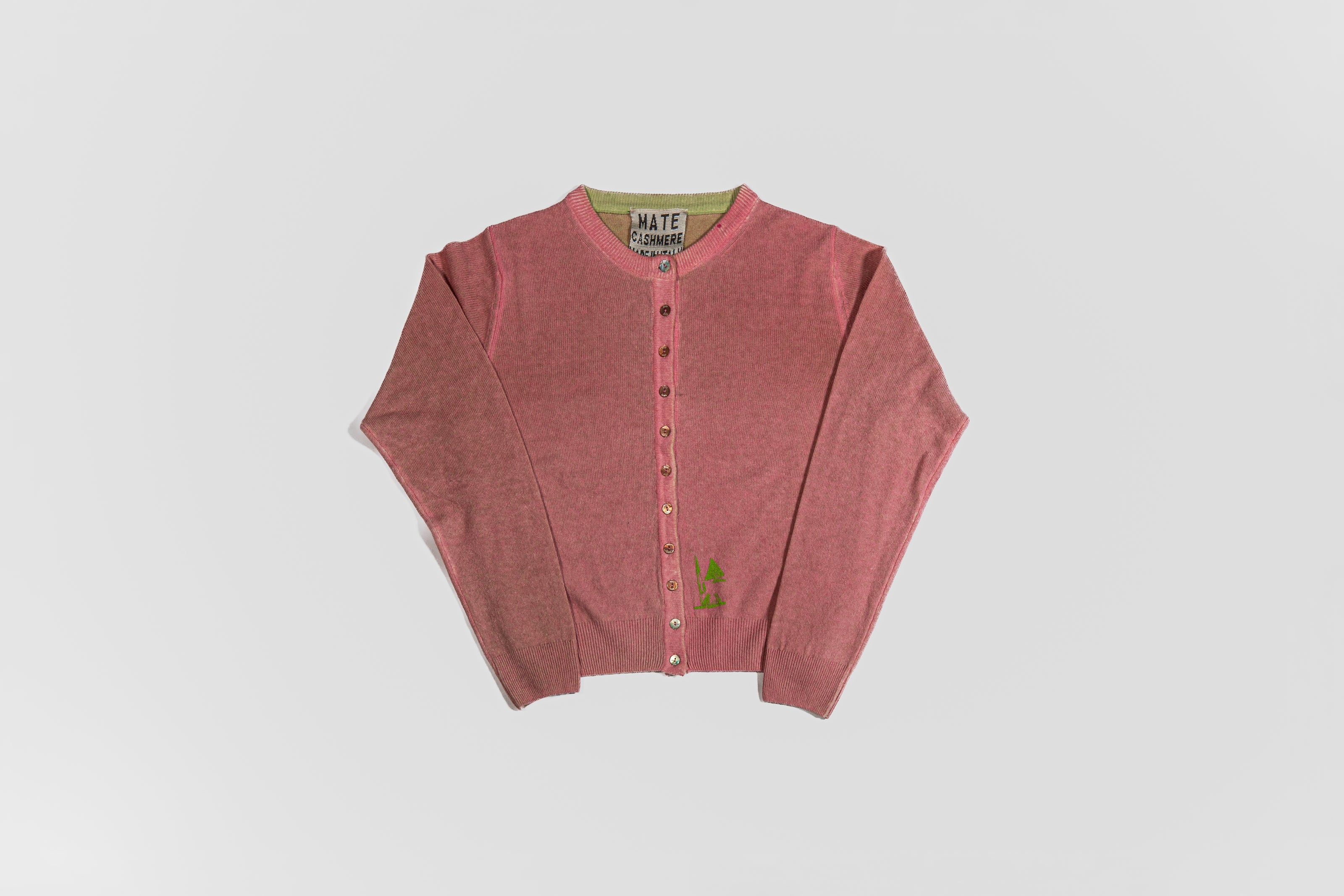 Spray-on cardigan