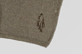 Maglione paricollo in cashmere lino