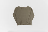 Maglione paricollo in cashmere lino