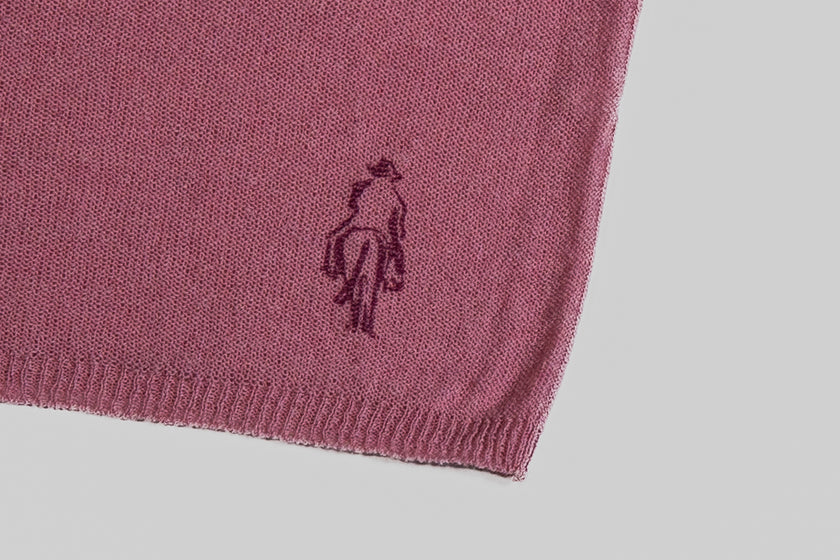 Maglione paricollo in cashmere lino