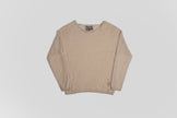 Maglione paricollo in cashmere lino