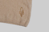 Maglione paricollo in cashmere lino