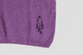 Maglione paricollo in cashmere lino
