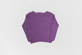 Maglione paricollo in cashmere lino