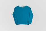 Maglione paricollo in cashmere lino