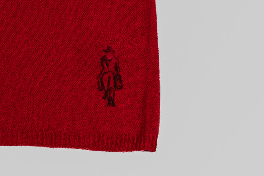 Maglione paricollo in cashmere lino