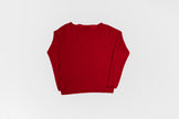 Maglione paricollo in cashmere lino