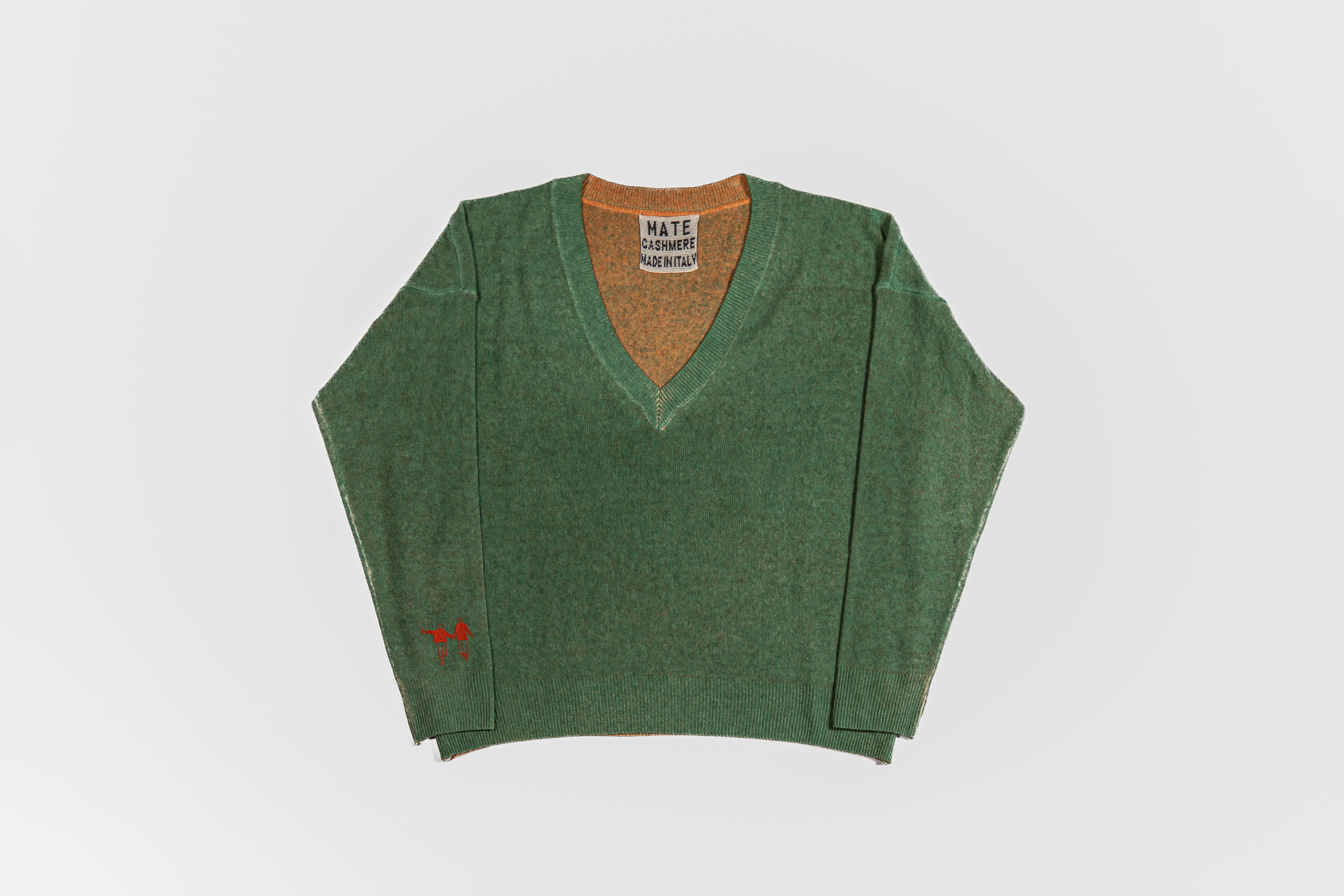 V-neck cashmere sweater