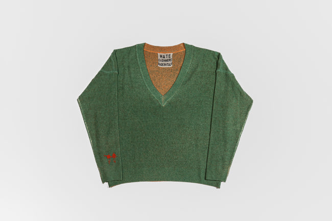 Maglione in cashmere scollo a V