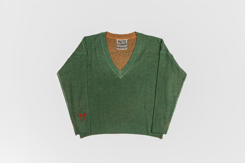 Maglione in cashmere lino
