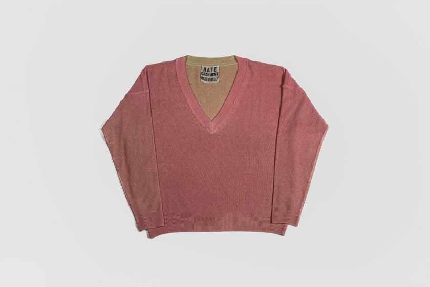 Maglione in cashmere lino