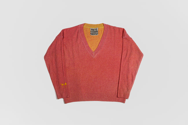 Maglione in cashmere scollo a V