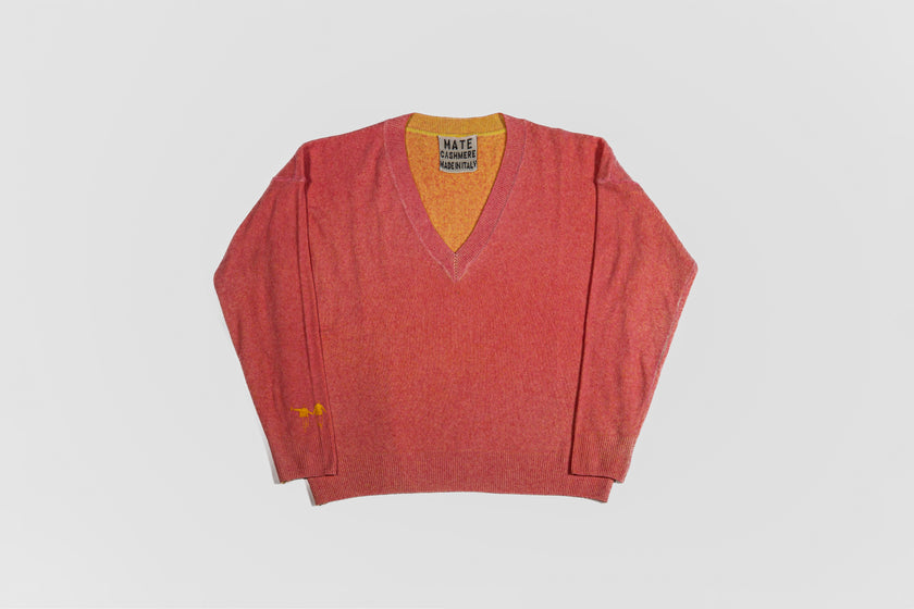Maglione in cashmere lino