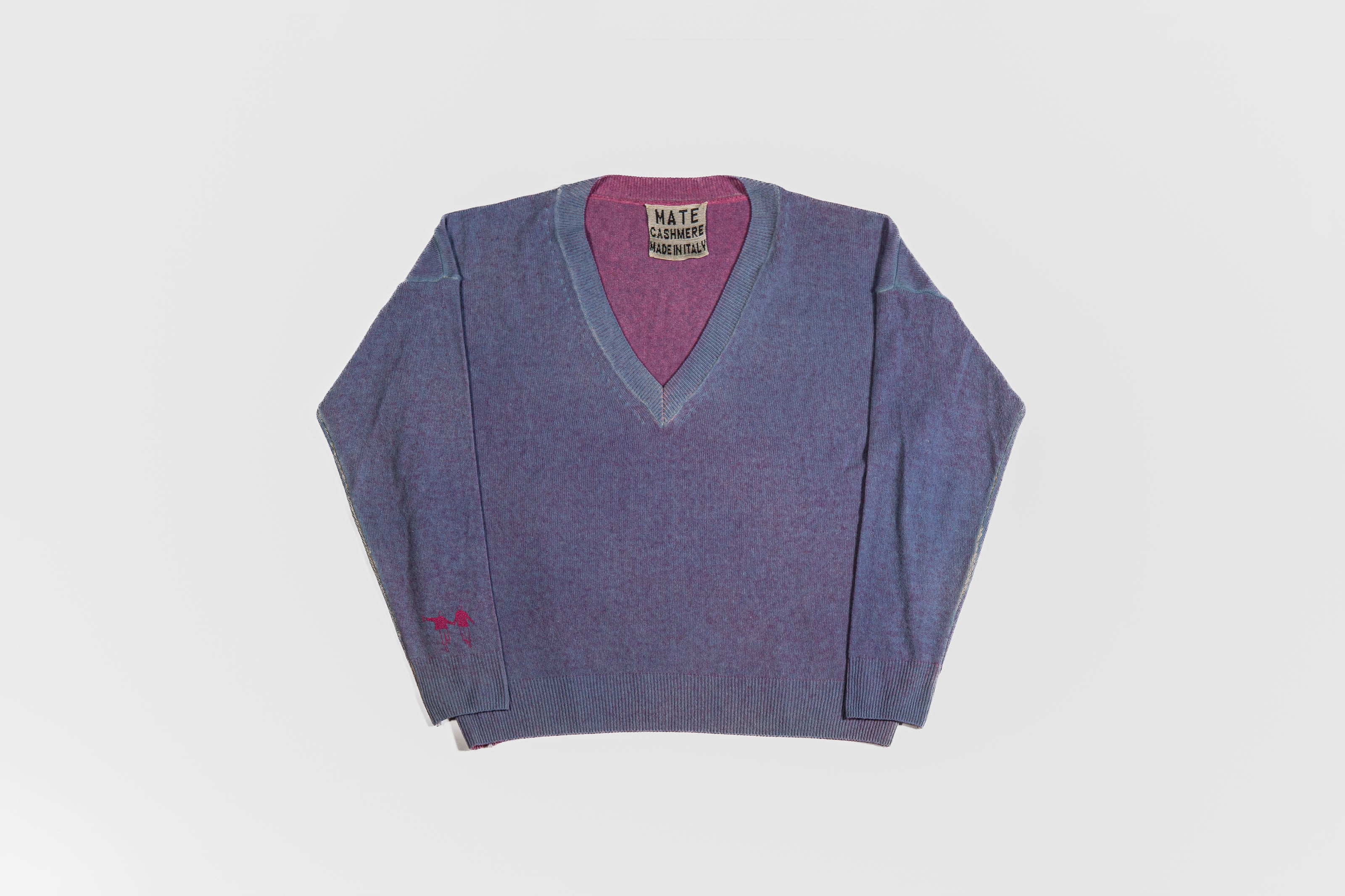 V-neck cashmere sweater