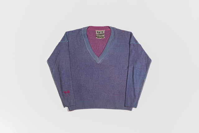 Maglione in cashmere scollo a V