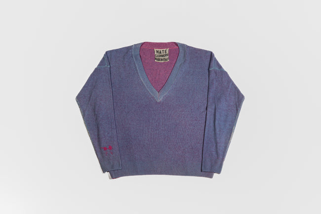 Maglione in cashmere scollo a V