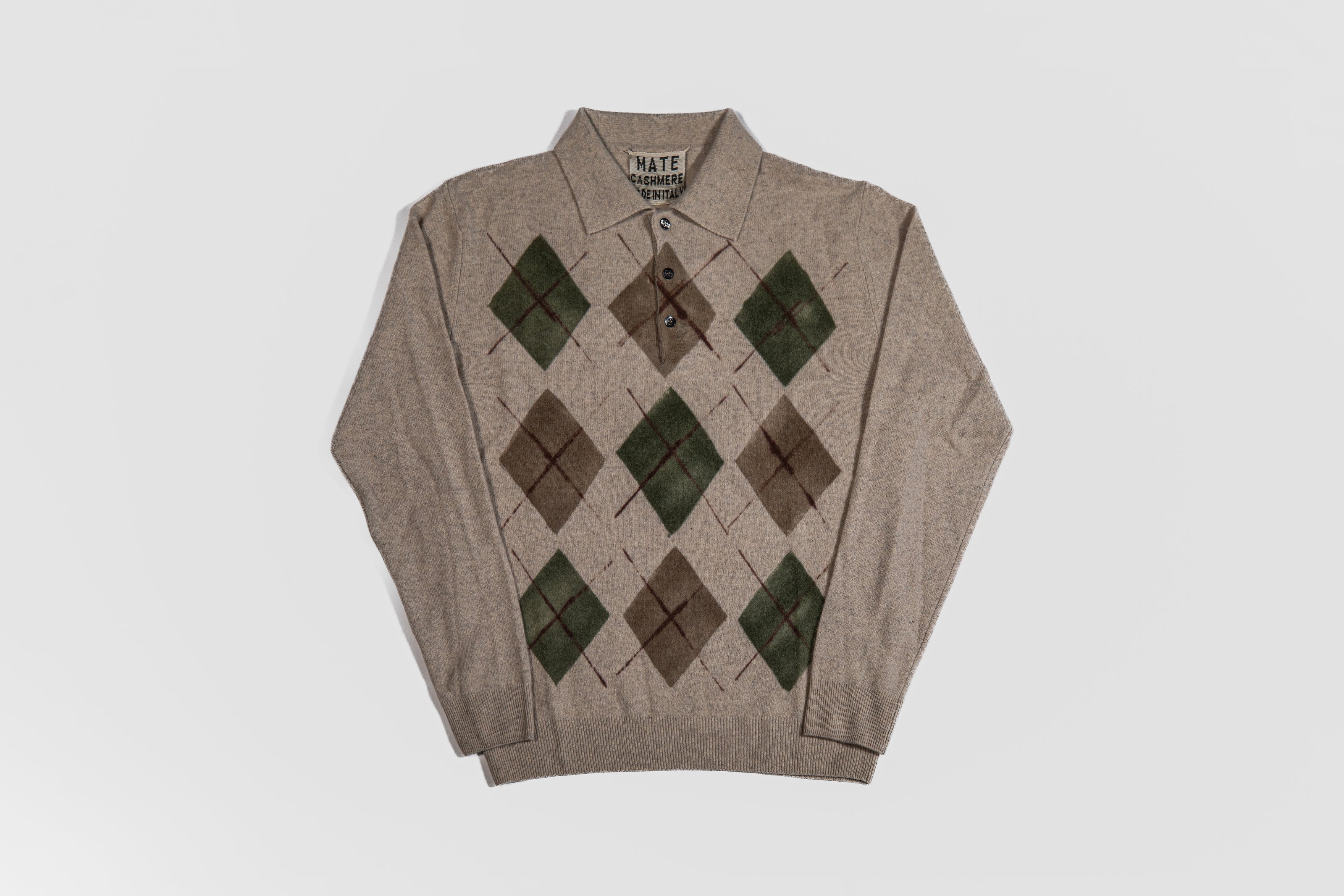 Cashmere polo shirt