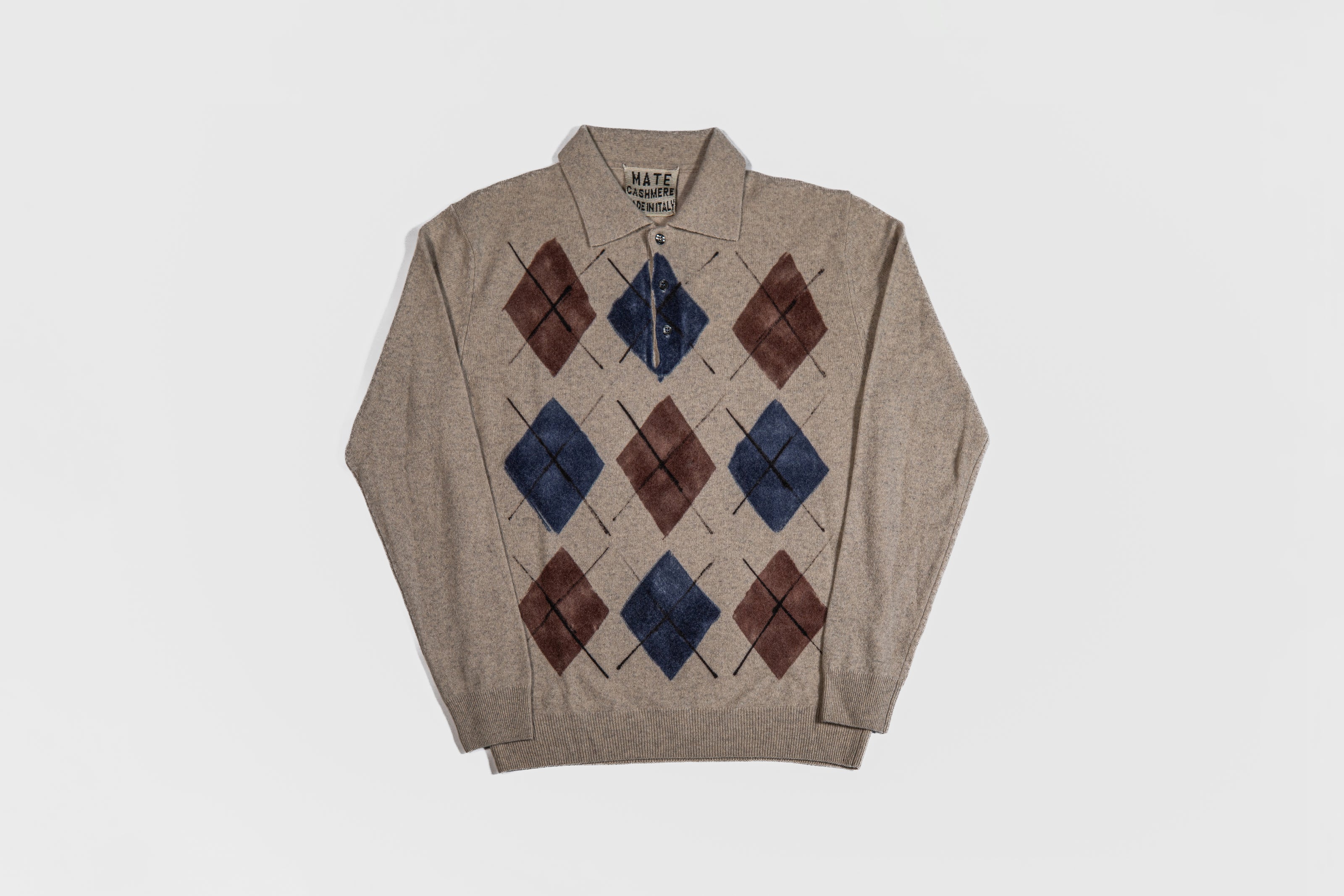 Cashmere polo shirt
