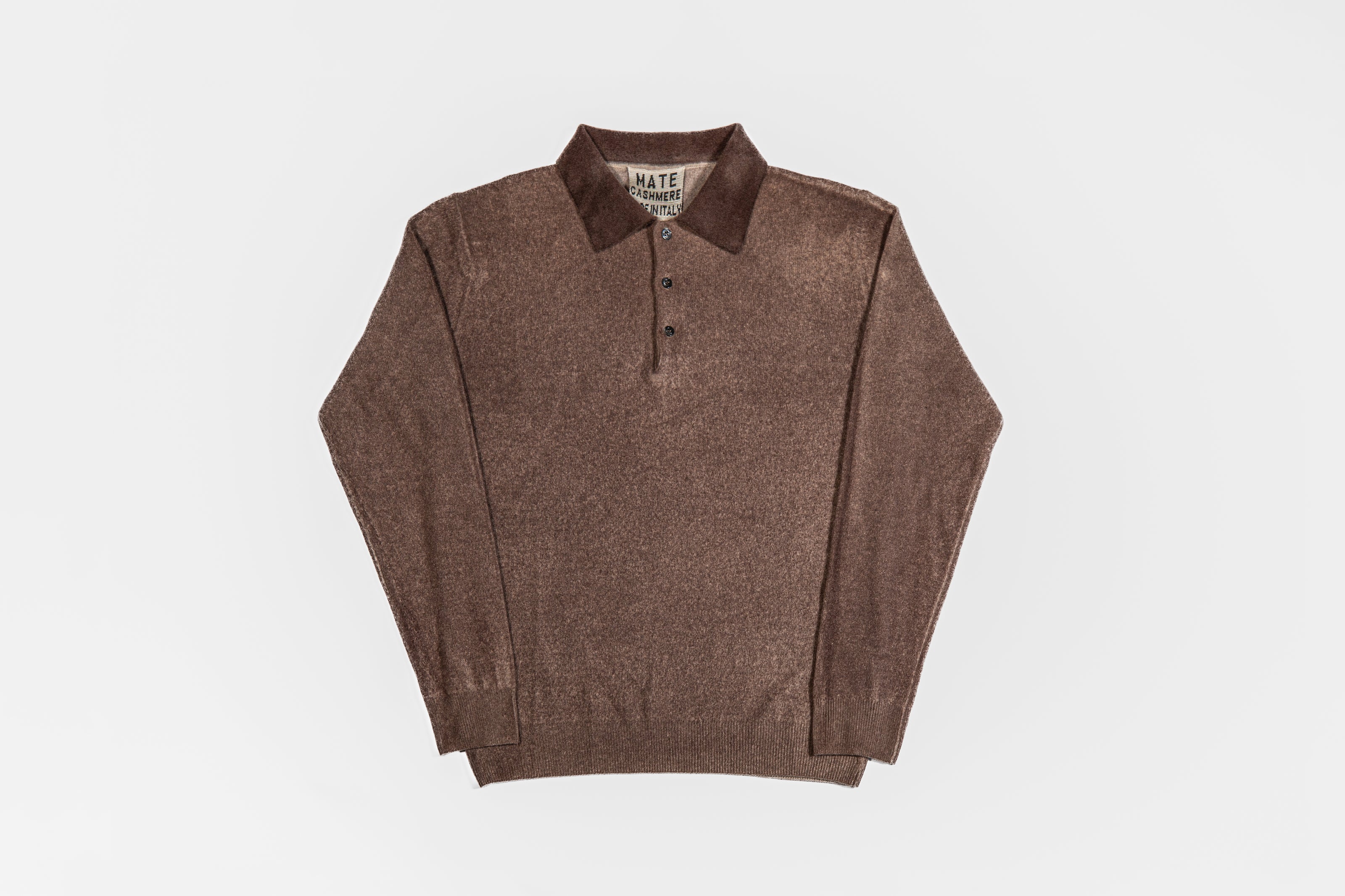 Cashmere polo shirt