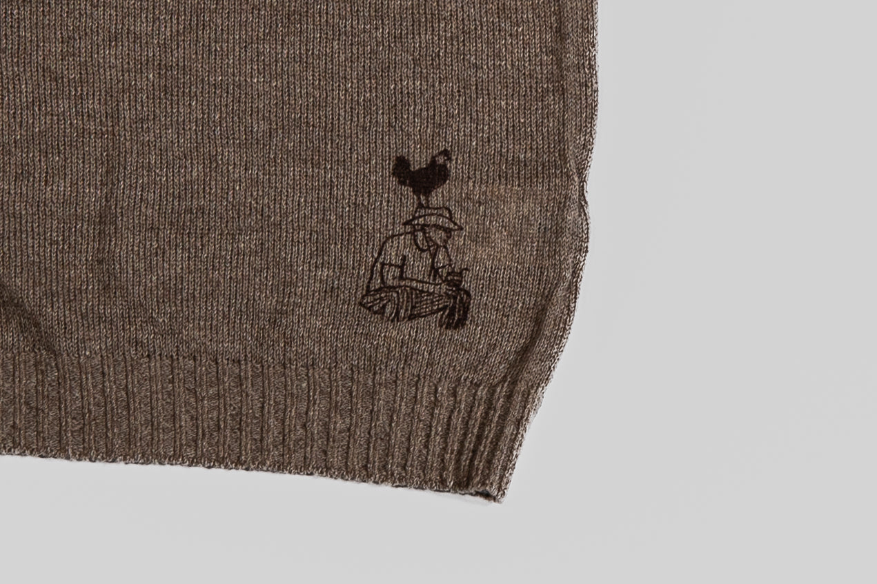 Cashmere and linen sweater