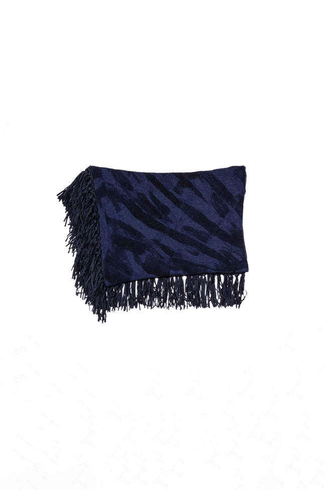 Poncho 100% cashmere handmade painted