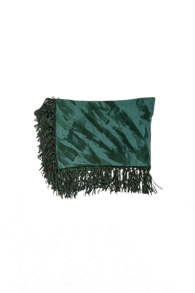 Poncho 100% cashmere handmade painted