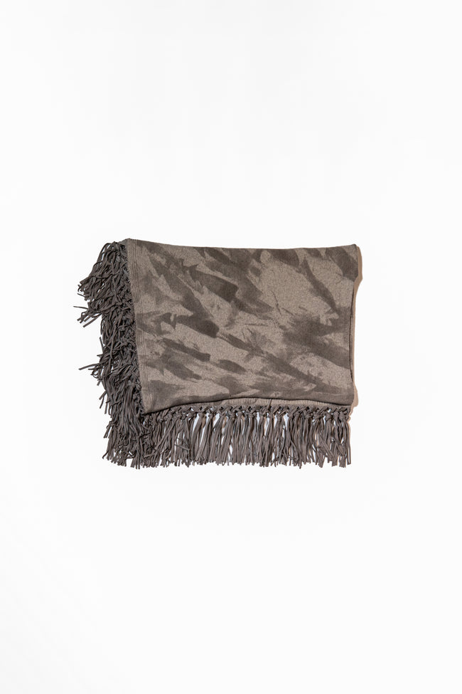 Poncho 100% cashmere handmade painted