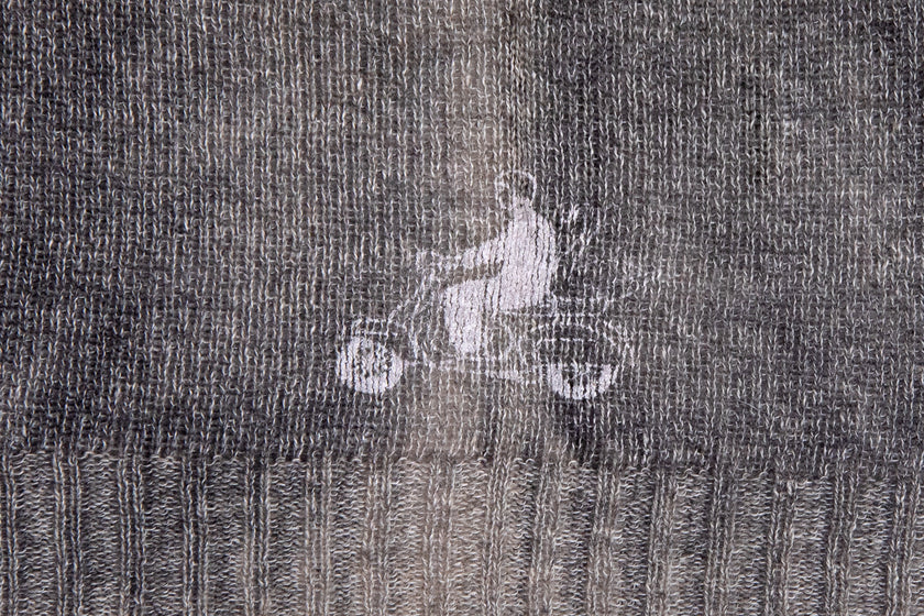 T-shirt in cashmere lino
